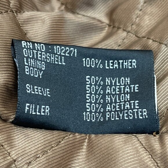 R&O Brand Women's Brown Faux Croc Leather Jacket With Faux Fur Collar - Picture 7 of 8